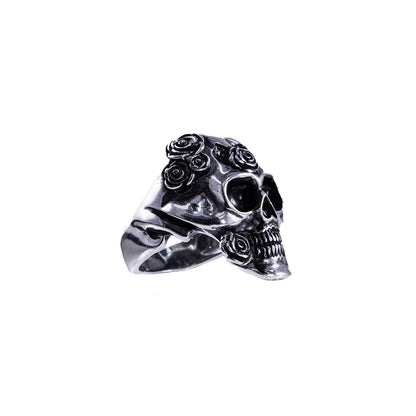 Rose Skull Ring