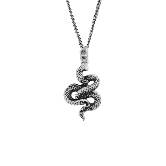 Serpentine Pendant Necklace