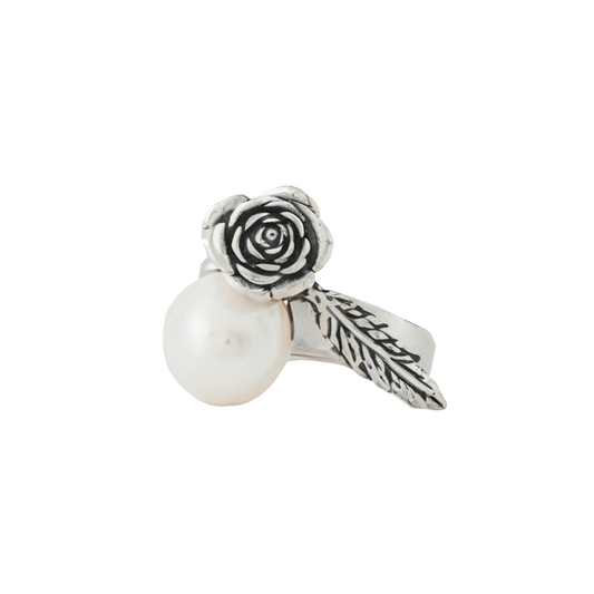 Rose & Pearl Ring