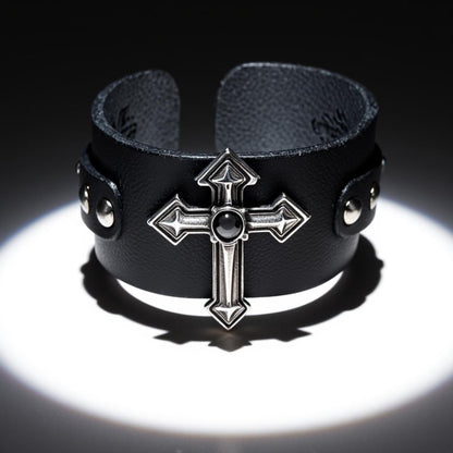 Cross Rivet Bracelet