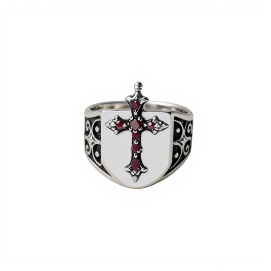 Medieval Cross Ring