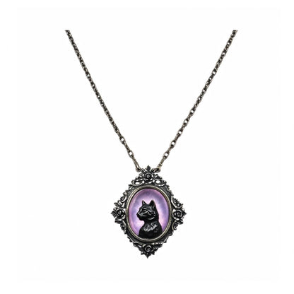 Feline Portrait Necklace