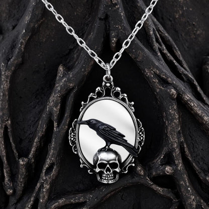 Raven Frame Necklace