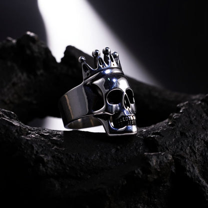 Crown Skull Ring