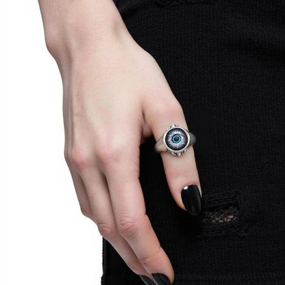 Blue Evil Eye Ring