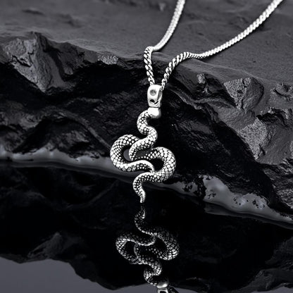 Serpentine Pendant Necklace