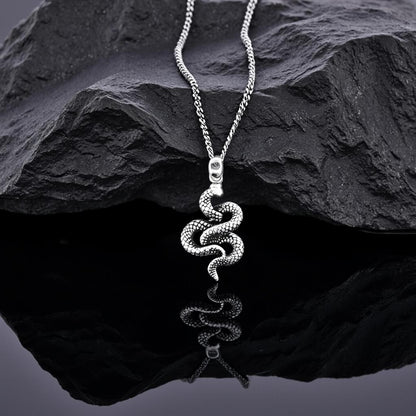 Serpentine Pendant Necklace