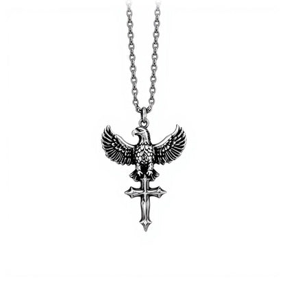 Eagle Cross Necklace