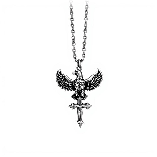 Eagle Cross Necklace