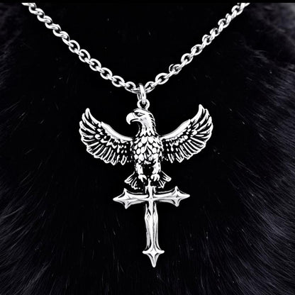 Eagle Cross Necklace
