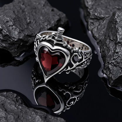 Heart & Dagger Ring