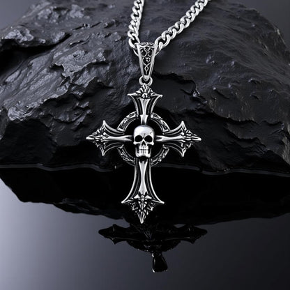 Skull Cross Necklace